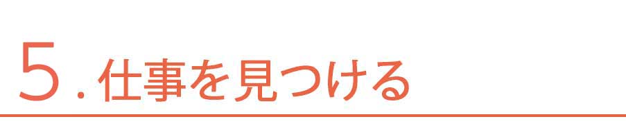 仕事を見つける